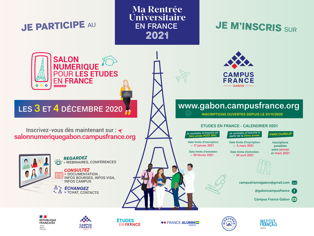 SALON NUMERIQUE POUR LES ETUDES EN FRANCE 2020  Campus France